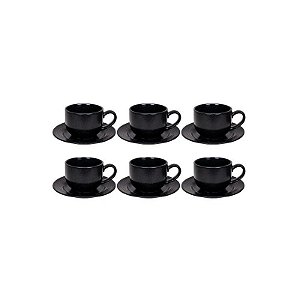 Jogo de Xícara Danny Home Cerâmica 220ML