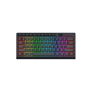 Teclado Gamer Redragon Shiva 61 K522RGB USB Inglês - Preto