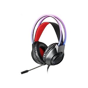 Fone P2 Redragon H231-RGB com Microfone Scream Preto