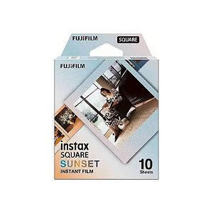 Folha de Papel Térmico Fujifilm Instax Square Sunset - (10 Unidades de Filme)