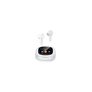 Fone de ouvido FTX E97L-WH Bluetooth/Microfone/Touch/IPX6 Branco
