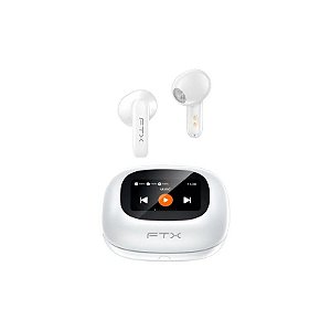 Fone de Ouvido FTX E97L-WH - Bluetooth - Touchscreen - Branco