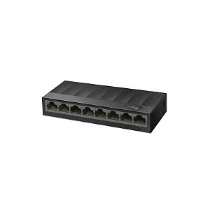 Hub de Swicth TP-Link 8 Portas 10/100/1000MBPS - Preto (TL-LS1008G)