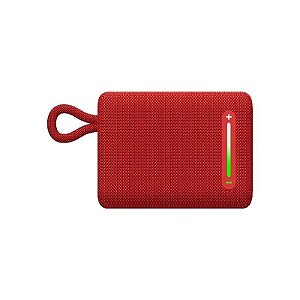 Caixa de Som Portátil JVC XS-KY2113R LED TWS Bluetooth Vermelha