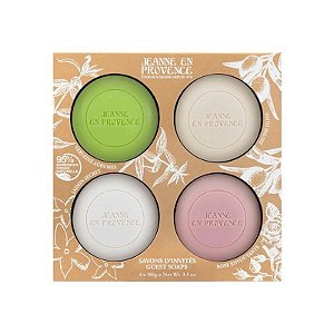 Kit de Sabonetes Jeanne En Provence - 4 Peças