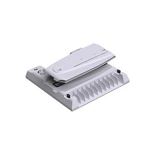 Suporte Multifuncional para PS5 Slim com 2 Controles, Cooler e Compartimento para CD Dobe