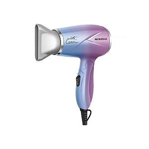 Secador de Cabelo Mondial Juliette SCT-JU-03 1.200 Watts Bivolt - Roxo/Azul