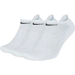 Meias Nike Sock No Show SX7673-100 (3 Pares)