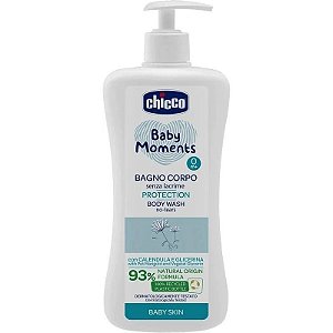 Gel de banho Chicco Baby Moments Proteção - 750mL