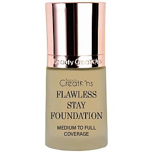 Base Líquida Beauty Creations Flawless Stay Cobertura Média a Alta FS 6.5 - 30mL