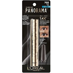 Rímel L'Oréal Voluminous Panorama Waterproof 703 Preto - 9,4mL