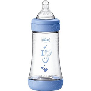 Mamadeira para Bebê Chicco Perfect 5 240mL - 20223-21 (Azul)
