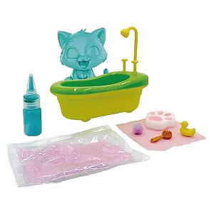 Mundo Infantil Washy Kitties - K02WFK04 - Verde