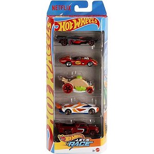Kit de Carros Hot Wheels Let's Race Mattel - JBJ79 (5 unidades)