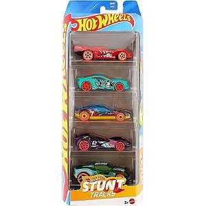 Jogo de Carrinhos Hot Wheels Pista de Manobras Mattel - JBJ81 (5 unidades)