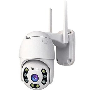 Câmera de Segurança Satellite A-CAM8104 2MP Wi-Fi - Branca