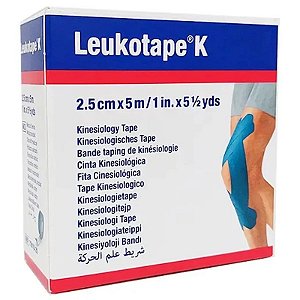 Curativo Leukoplast 2,5cm x 5m (Azul)