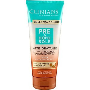 Creme Corporal Clinians Pre & After Sun - Leite Hidratante - 200mL
