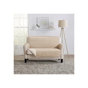Capa de Sofá Home Accents Love Creme 1 Peça 224X192CM