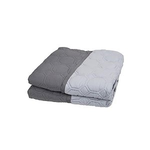 Capa para Sofá Home Accents Love Cinza Escuro 1 peça
