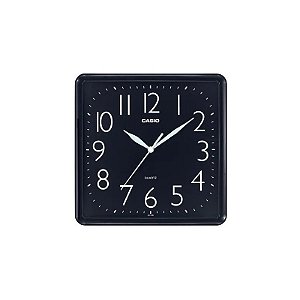 Relógio de Parede Quadrado Casio IQ-06-1DF Preto