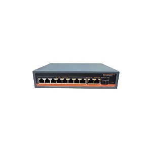 Switch Gerenciável 8 PoE 120W 10/100/1000M 8 PoE+2G RJ45+SFP F0821GBL