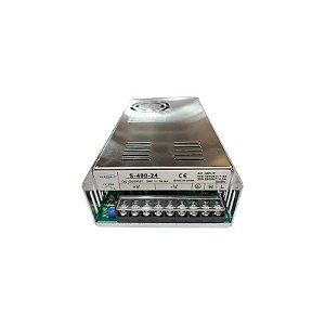 Fonte Centralizadora 24V 16.6A 396W s-400-24 Bivolt com Cooler
