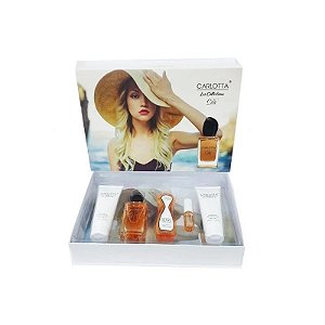 Kit Perfume Feminino Carlotta de 5 Peças