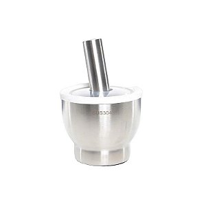 Pilão de Aço Inox 13cmx13cm