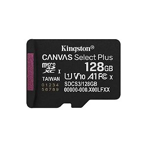 Cartão de Memória Micro SD Kingston Canvas Select Plus 128GB 150MBS - SDCS3/128GB