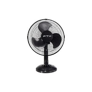 Ventilador de Mesa FTX Aura 3 Velocidades HB-TF-15-02 D/Mesa 220V 45W Preto