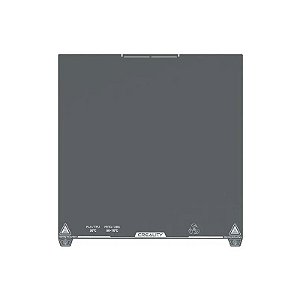 Placa de Impressão Dupla Face Batida a Frio Creality 350X350MM Aço Inoxidável para Impressora 3D - 4004090153