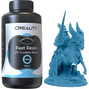 Resina Curable para impresora 3D Creality Fast 1000g - Blue
