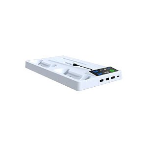 Suporte para PS5 com Cooler/Suporte para Headset e Carregador para 2 Controles Iplay