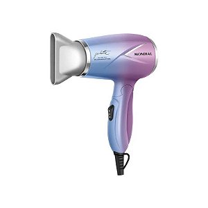 Secador de Cabelo Mondial Juliette SCT-JU-03 - 1200W - Bivolt - Rosa e Azul