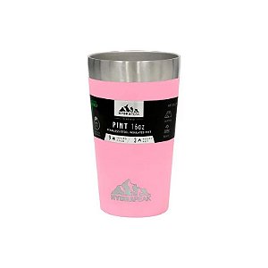 Copo Térmico Hydrapeak Rosa 473ml