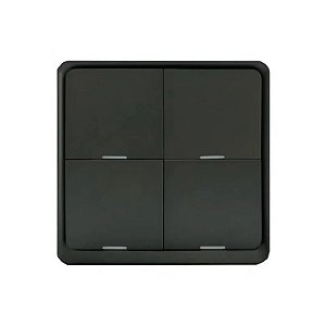 Botão Zigbee Zemismart sem fio de 4 Teclas HSB04KZ-BLK