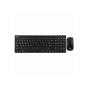 Teclado e Mouse Sem Fio Smartfy TW01B Português - Preto