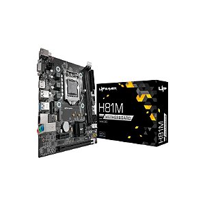Placa Mãe Gamer Up H81M DDR3 Soquete LGA 1150 Chipset Intel H81 Micro ATX