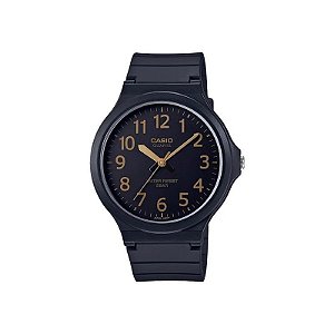 Relógio Casio MW-240-1B2VDF Masculino Analógico Preto