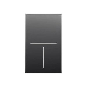 Interruptor Inteligente Moes WS-SF-US3-GY-MS Wifi 2 Em 1 3 Botões - Cinza