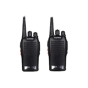 Rádio Comunicador Baofeng BF-777S - 5KM - 16 Canais - Preto