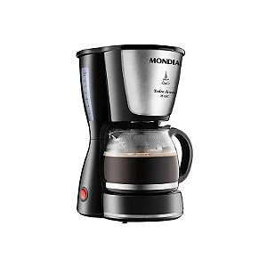 Cafeteira Mondial Dolce Arome Inox C-30-18X 550 Watts 220V ~ 50/60 Hz - Preto/Prata