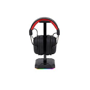 Suporte para Fone de Ouvido Redragon RED-HA300 Scepter Pro Gaming - Preto