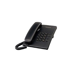 Telefone Panasonic KX-TS500LX1B - Preto