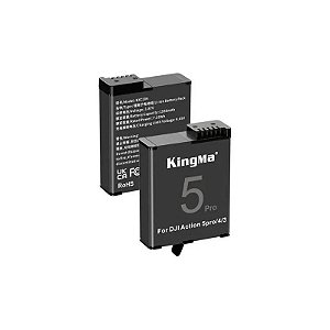 Bateria Kingma BCX204 para Dji Osmo Action 3, 4, 5 e 6