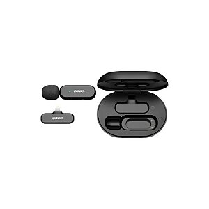 Microfone Sem Fio Satellite A-MK152 Lightning - Preto