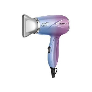 Secador de Cabelo Mondial BY Juliette Quatro Elementos SCT-JU-03 1200 W - Azul/Rosa