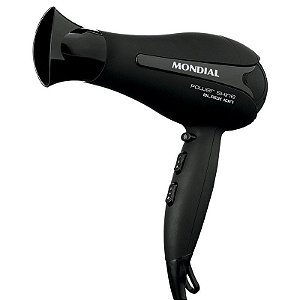 Secador Mondial Power Shine Black Íon SC-13 110V 1900W