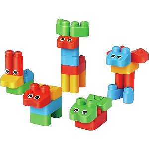 Kit Animal Kingdom PolyM Hape - 760004 (31 peças)